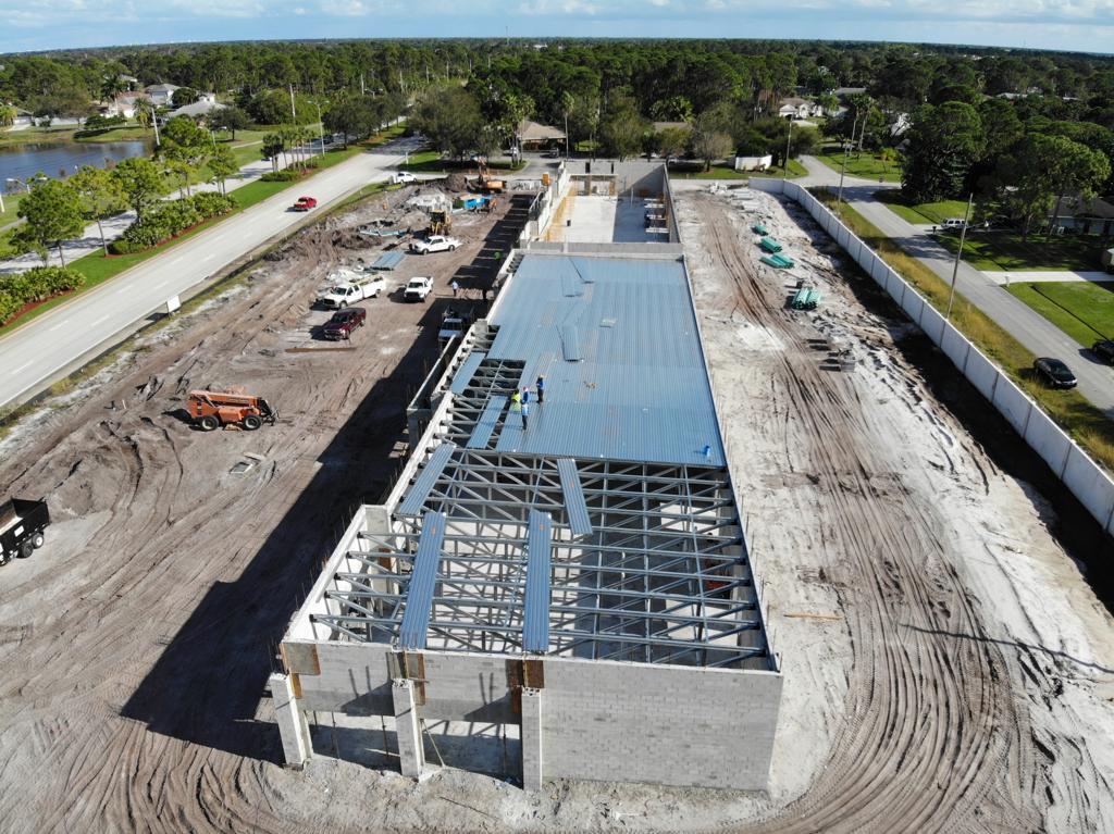 Design-Install of metal trusses for commercial project