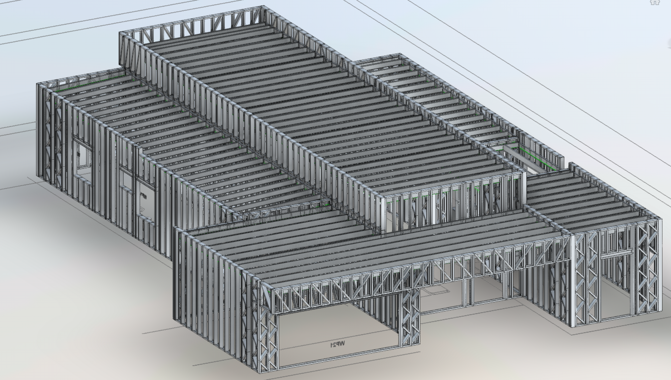 BIM model of CFS house